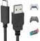 Mellbree USB-C Charger Cable for Xbox Series X/S Elite Controller 2 Pack, 1M USB Type C Cord Compatible with PS5, Nintendo Switch & Switch Lite