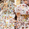180 Pcs Aufkleber der Café-Serie, Sticker Vintage Aufkleber Scrapbooking Aufkleber für Scrapbook Kalender Notizbuch Tagebuch Fotoalbum DIY Dekoration, 4 Kisten