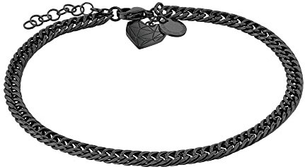 Liebeskind Berlin Fußkette LJ-0861-A-25 Edelstahl IP schwarz