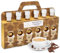 Luxury Coffee Syrup Gift Set – 6 Premium 75ml Flavoured Syrups Gift Box – Father’s Day Coffee Companion for Dad, Husband & Grandad – Hazelnut, Caramel, Vanilla, Mocha & More