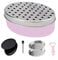 JAGKUL Cheese Grater Kitchen Equipment - Stainless Steel Vegetable Chopper, Chocolate Grater Cheese Grater with Container and Lid Graters for Kitchen, Home Gadgets for Smart Home