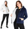 CityComfort Felpa Donna Reversibile con Zip, Felpa Invernale in Pile S-XL (Blu Navy, S)