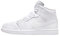 NIKE Air Jordan 1 Mid, Scarpe da Ginnastica Uomo, Bianco, 46 EU
