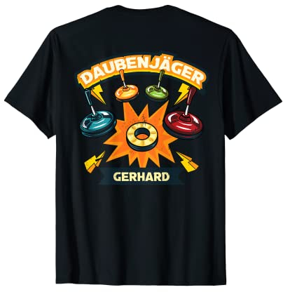 Daubenjäger GERHARD Stockschütze Asphaltstock Stocksport T-Shirt