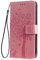 SEAHAI Cover per Honor 90 Lite 5G Portafoglio, Custodia con Bella Foglie e Gatto in Rilievo Design in Pelle Custodia, Antiurto Case Custodia, Pink