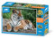 Grandi Giochi PU201000 Tigre Discovery Tiger Linsenpuzzle horizontal mit 500 Teilen und 3D-Effekt Verpackung-PU201000