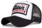 Basecap Mesh Cap Herren Trucker Baseballcap Distressed Snapback Sport Kappe (Schwarz-1)
