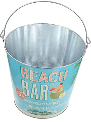IMIKEYA 1satz Vintage Eiseimer Robuster Eisbehälter Für Cocktails Getränke Und Bier Tragbar Mit Griff Für Bar Ktv Restaurant Strand Und Outdoor-events Für Partys Und Bbqs