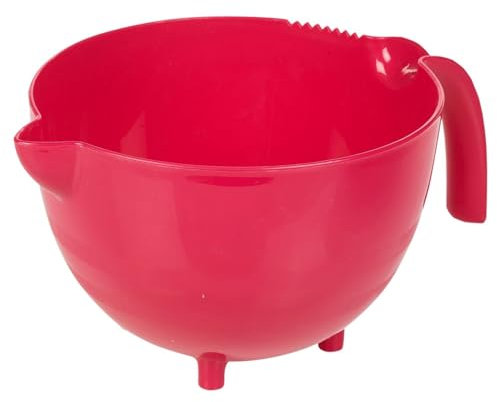 URBN-CHEF Large Plastic Mixing Measuring & Dispensing Jug Pitcher with Pouring Spout Kitchen (Fuschia)