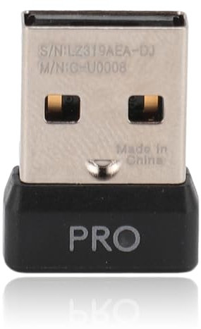 Dpofirs USB Dongle Mausempfänger Adapter Ersatz for G Pro Kabellose Maus, Plug and Play, 2,4 G USB Maus Funkempfänger