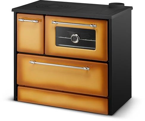 Cucina A Legna Stufa 9 Kw Cappuccino Beatrice L87xP51xH79 Ecodesign