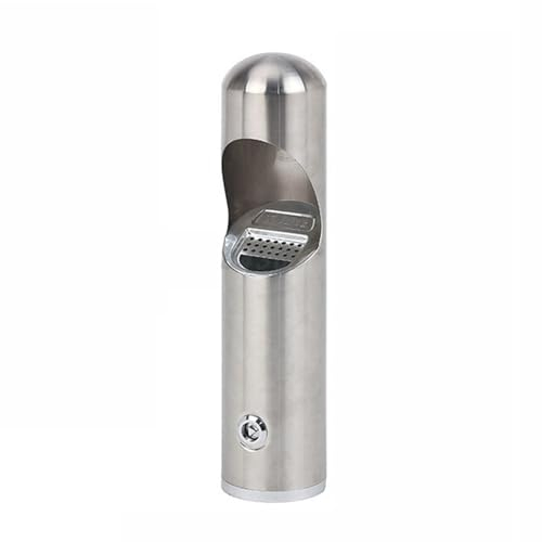 Posacenere per la casa Secchio estintore for mozziconi di sigaretta for hotel con posacenere verticale for esterni con colonna di cenere a parete in acciaio inossidabile Posacenere Con Coperchio