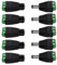 Richstory 10 Pack 5.5mm x 2.1mm 12V Male Female DC Jack Power Connector, Barrel Power Male Female Plug Adapter Screw Terminal Connector for CCTV Security Camera LED Light Strips