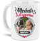 Tassendruck Katzen-Tasse mit Foto Allerbeste Katzenoma - Persönliches Geschenk für Katzenliebhaber zum Geburtstag | Personalisiertes Geschenk, 300 ml, Weiß