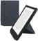kwmobile Étui Compatible avec Pocketbook Verse/Pro/Color/Vivlio Light/Light HD Coque - Étui à Rabat magnétique Tablette eReader Similicuir - Bleu foncé