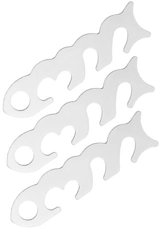 BCOATH 3stücke Zeltseilspanner Edelstahl Seilverstellbare Schnalle Zeltschnurversteller Campingausrüstung Zeltseilschnallenverbinder Für Schlafsäcke Zelte Rucksäcke Sonnenschirme