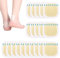 20 Pièces Pansements Ampoules Talon, Pansements Invisibles en Gel Hydrocolloïde, Transparents Talons Hauts Pansements Ampoules, pour prévention et soin des au pied, orteil et talon (Carré)