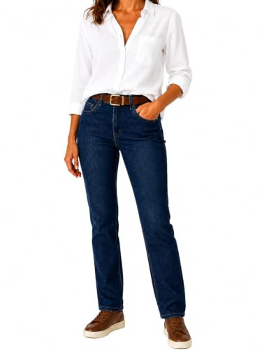 STARK Style Greta- Stretch Damen Jeanshose mit Dehnbund | stretchig, Comfort-Taille, bequeme Oberschenkelweite