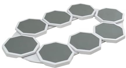 DimyFew Bandeja giratoria para Servir Alimentos, Estante de exhibición Giratorio, Plato Giratorio Creativo y silencioso para Servir Alimentos en mesas