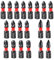 Ecomtra Magnetic Impact Driver Bit: 20Pcs 25 mm PH2 PZ2 PZ3 Impact Screwdriver Drill Driver Bits Set Compatible for Dewalt Milwaukee Bosch