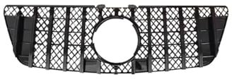 Auto Frontgrill Für Benz M-Klasse ML W164 2005 2006 2007 2008 2009 2010 2011 Kühlergrill Mittelnetz Grills Montagerahmen Abdeckung Zierleiste Kühlergrill(W164 09-11 Black)