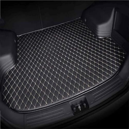 MNHCAC Coche Cuero Alfombrillas Maletero para Audi A5 Sportback 2016-2021 2022 2023,Bandeja Forro AlfombraAnti Deslizante Impermeable Tronco Alfombra Protector Accesorios,B