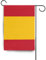 Drapeau de l'Espagne - Petits drapeaux d'extérieur décoratifs pour Halloween - Bannière pour décoration de porche - 28 x 40 cm - Double face