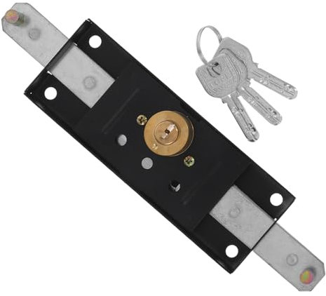 Tofficu Serratura Per Saracinesca Serratura Sicurezza Per Porta Da Garage Accessorio Sicurezza Per Saracinesca Commerciale Chiavistello Per Cancello Pesante