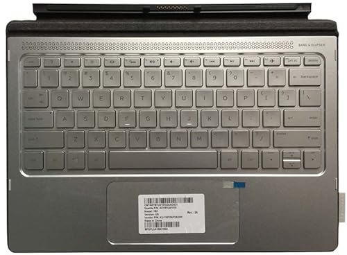 QWCOZSY Clavier d'ordinateur Portable américain pour HP Spectre x2 12-A 12 Pouces 2-en-1 Tablet PC Expansion à écran Tactile en Cuir Faciles à remplacer