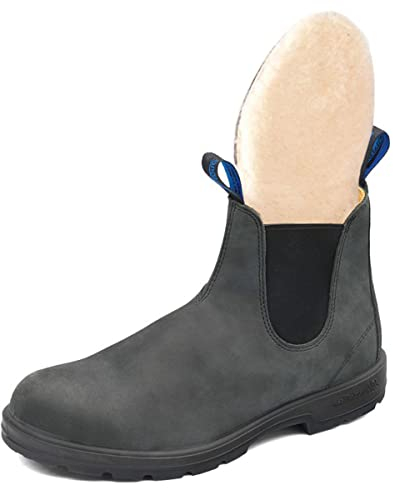 Blundstone Thermal Series, Stivali Chelsea Unisex-Adulto, Nero (Rustic Black), 43.5 EU