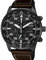 Citizen Orologio Cronografo Quarzo Uomo con Cinturino in Pelle CA0695-17E