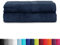 BaSaTex Frottier Duschtücher Set 70x140 cm 2er Pack | Frottee Duschtuch Set aus 100% Baumwolle Made in Green | Farbe: Marine Blau