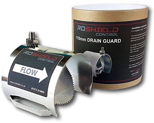 Roshield Rat Drain Guard | Stop Rats within Drainage & Properties | Rodent Flap Control & Prevention Proofing (Stainless Steel 4/110mm)