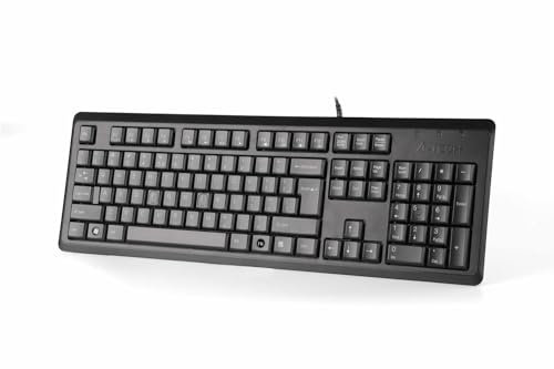 A4TECH KR-92 TECLADO (INGLÉS) USB QWERTY Negro