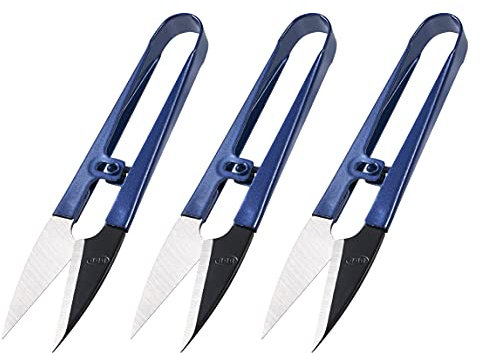 Beaditive ciseaux de couture (jeu 3 pièces) en acier fil à haut carbone, fil, broderie clippers | caméra à l'épaule snippers pour les arts, l'artisanat et les projets de bricolage