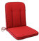 OUTLIV. Polsterauflage für MBM Romeo Gartenstuhl Niederlehnerauflage, uv-beständig und schnelltrocknend, 40x90 cm Sitz- Rückenkissen in Rot
