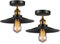 Licperron Vintage Ceiling Light, Edison Flush Mounted Retro Style E27 Industrial Ceiling Light Fixture 2 Pack Brand