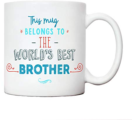 Best Brother mug | brothers stepbrother brother in law gifting ideas | sentimental personal mugs for brother presents Christmas birthdays | thank you bro