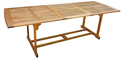 Dehner Ausziehtisch Macao, ca. 72 x 90 x 180 cm, aus FSC® - zertifiziertem Akazienholz, geölt, natur