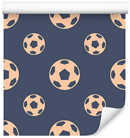 Wallepic Tapete 10m Vlies Tapete Fußball Sport Kinder Vliestapete 1000x53cm Wand Tapete Wohnzimmer Kinderzimmer Moderne Wanddeko Wand Dekoration