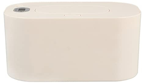Milisten 1Set Wet Tissue Wärmer Baby Wischen Wärmer Konstante Einstellbar Baby- Feuchttücher Heizung USB Kabel Wipes Dispenser Heizung Box für Hause Winter Babys (Weiß)