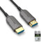 Ablink Certified 8K hdmi 2.1 cable 15m, fiber optic hdmi cable, with 48Gbps Ultra High Speed Cable Support eARC Compatible with PS5 PS4 Xbox Apple TV Switch Roku,in wall CL3 rated