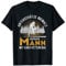 Herren Holzfäller Mann mit Motorsäge Baumpflege Kettensäge T-Shirt