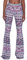 Nuofengkudu Damen Schlaghose Hochbund Push up Stretch Bequeme Lange Schlag Hosen Weite Leggins Tights Freizeit Einfarbig Haushose Yogahose Classic Flared Pants Pyjamahose(Rosa,M)