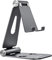 AISENS MS2PXL-094 Tischhalterung XL verstellbar (2 Stück) für Telefon/Tablet, Grau