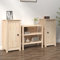 WIFESE Sideboards 2 STK. 40x35x80 cm Massivholz Kiefer Komodenschrank KüChenschrank Schlafzimmer Schrank Klein Badezimmerschrank Flur MöBel Allzweckschrank Kommode Flur Fernsehschrank