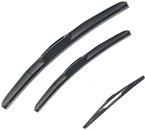 Escobilla limpiaparabrisas Limpiaparabrisas para Opel para Corsa C Hatchback 2000-2006 Limpiaparabrisas Trasero Delantero Escobilla limpiaparabrisas Rear (Talla : RHD)