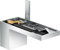 hansgrohe AXOR MyEdition Einhebel-Waschtischmischer 70 mit Push-Open Ablaufgarnitur, ohne Platte, 47012000, Farbe: Chrom