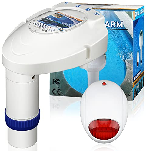 Xuhal Système de surveillance électronique pour piscine - Détecteur de mouvement pour piscine hors sol - Sécurité pour enfants et animaux domestiques avec manuel d'instructions (français non garanti)
