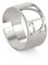 TEAMER Fibonacci Goldene Spirale Ring Dreieck Spirale Goldener Schnitt Ohrring Tragbare Mathematik Irrationaler Geometrischer Schmuck Für Frauen (Verstellbarer Fibonacci-Ring - Silber)